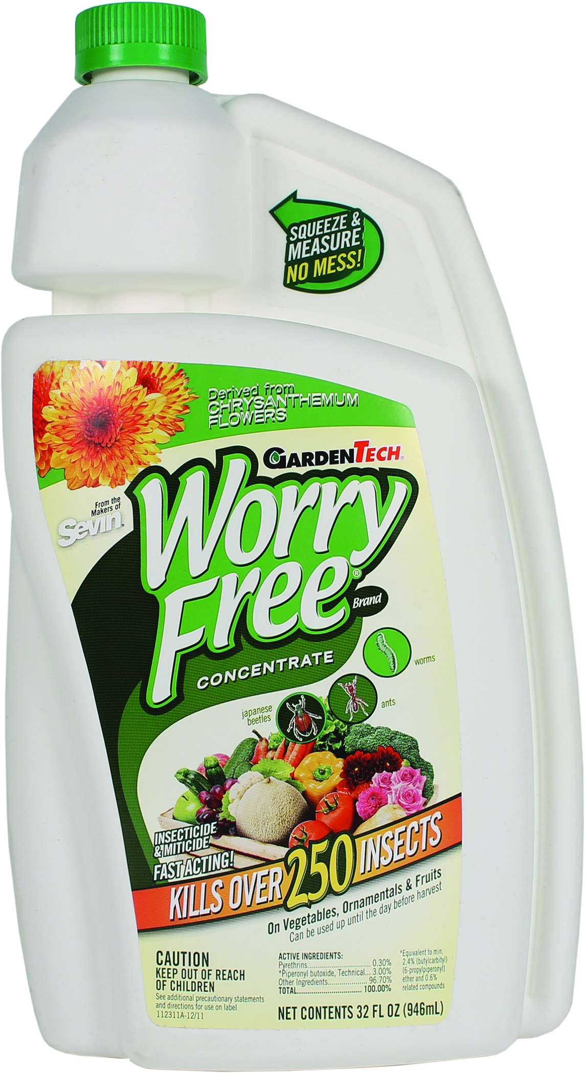 GARDENTECH WORRY FREE INSECTICIDE CONCENTRATE