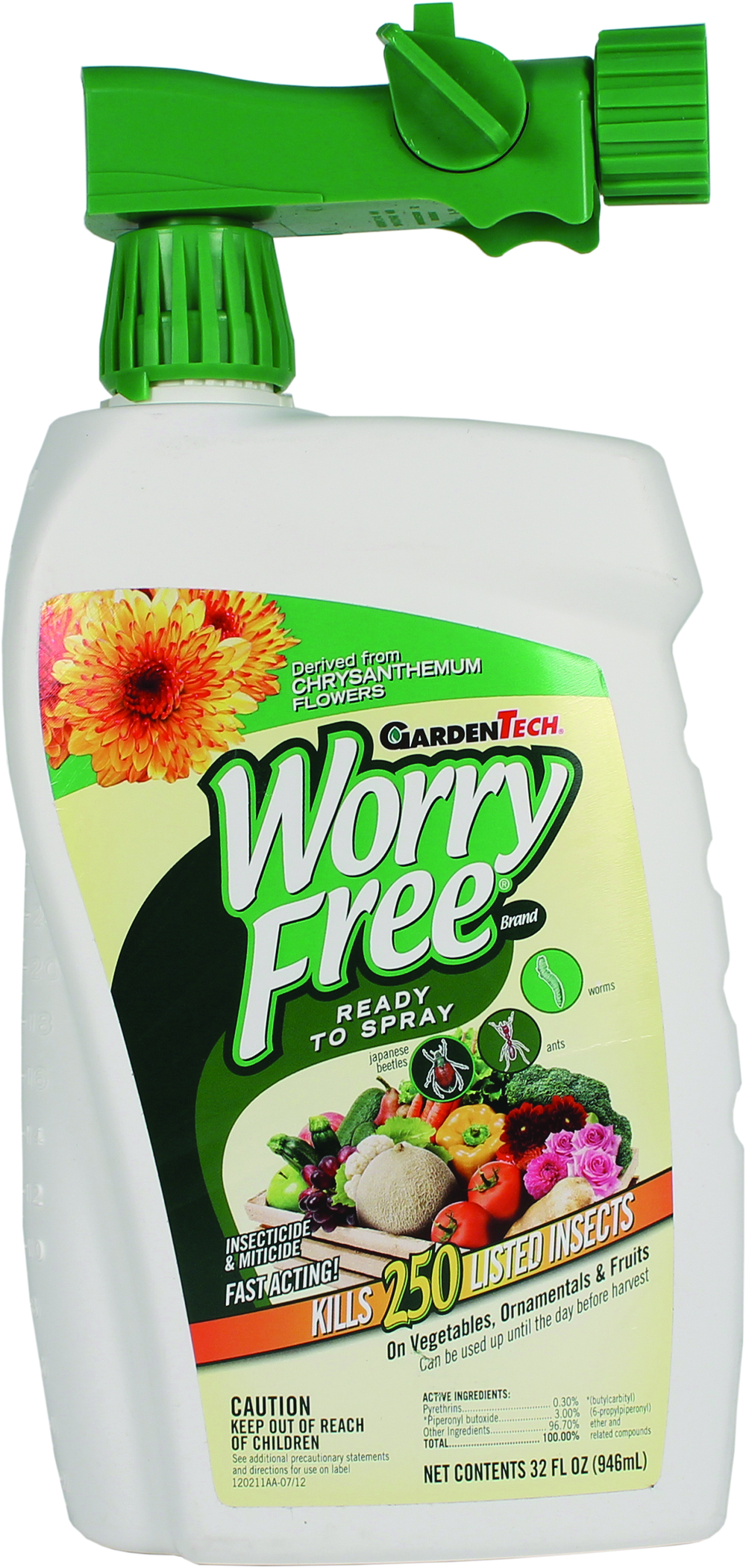 GARDENTECH WORRY FREE READY TO SPRAY INSECTICIDE
