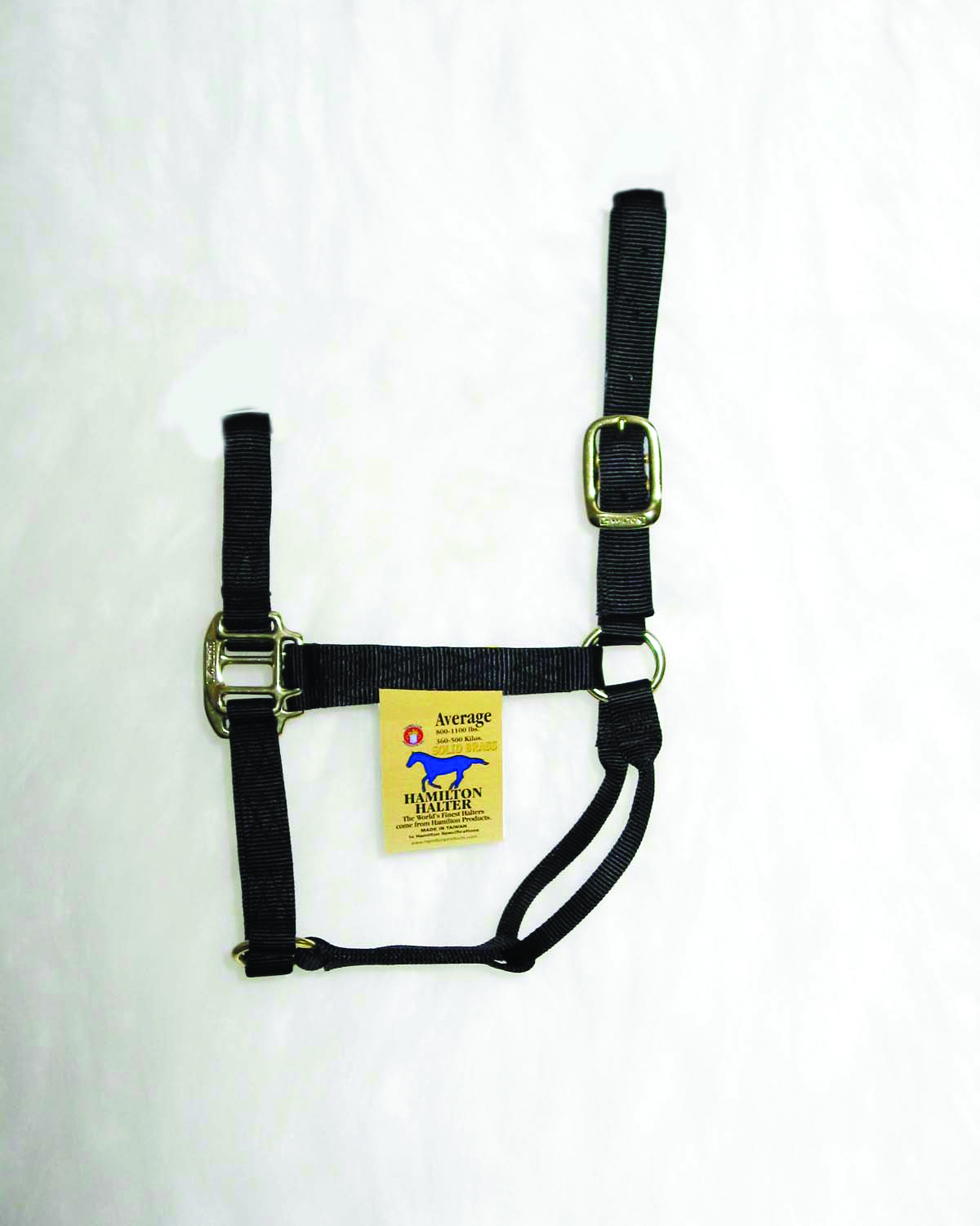 1" Quality Halter - Black - Average