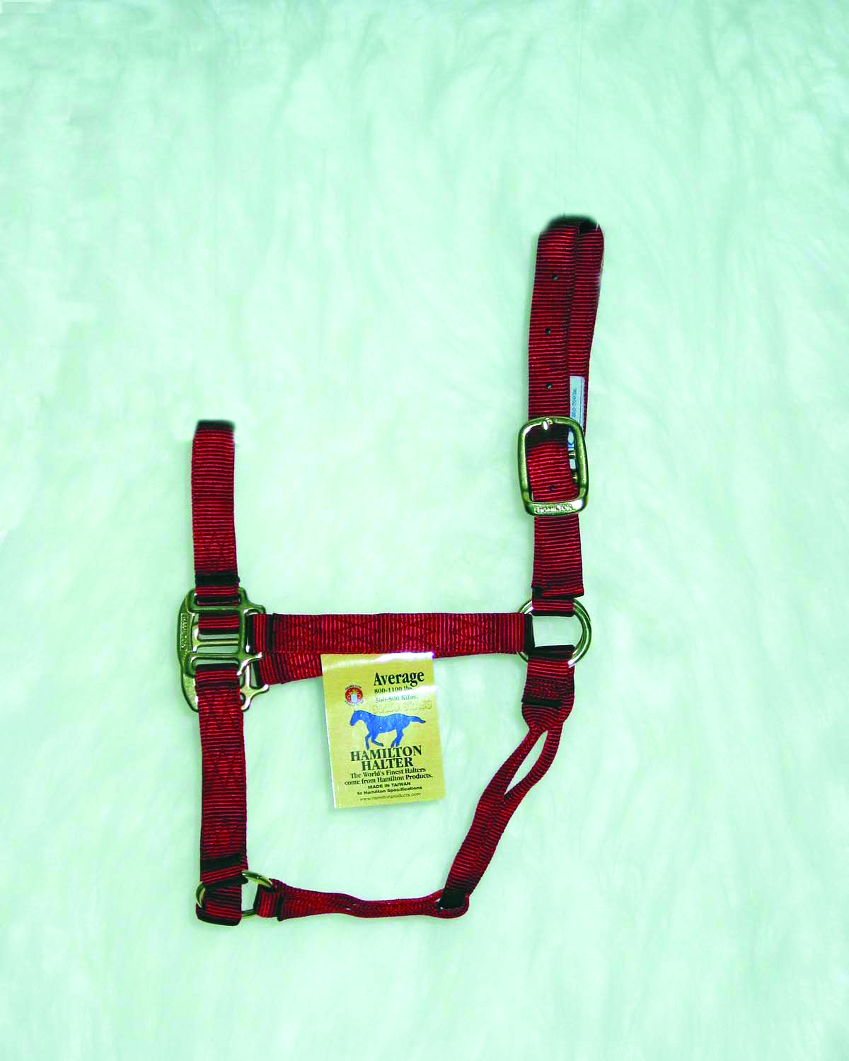 1" Quality Halter - Red - Average