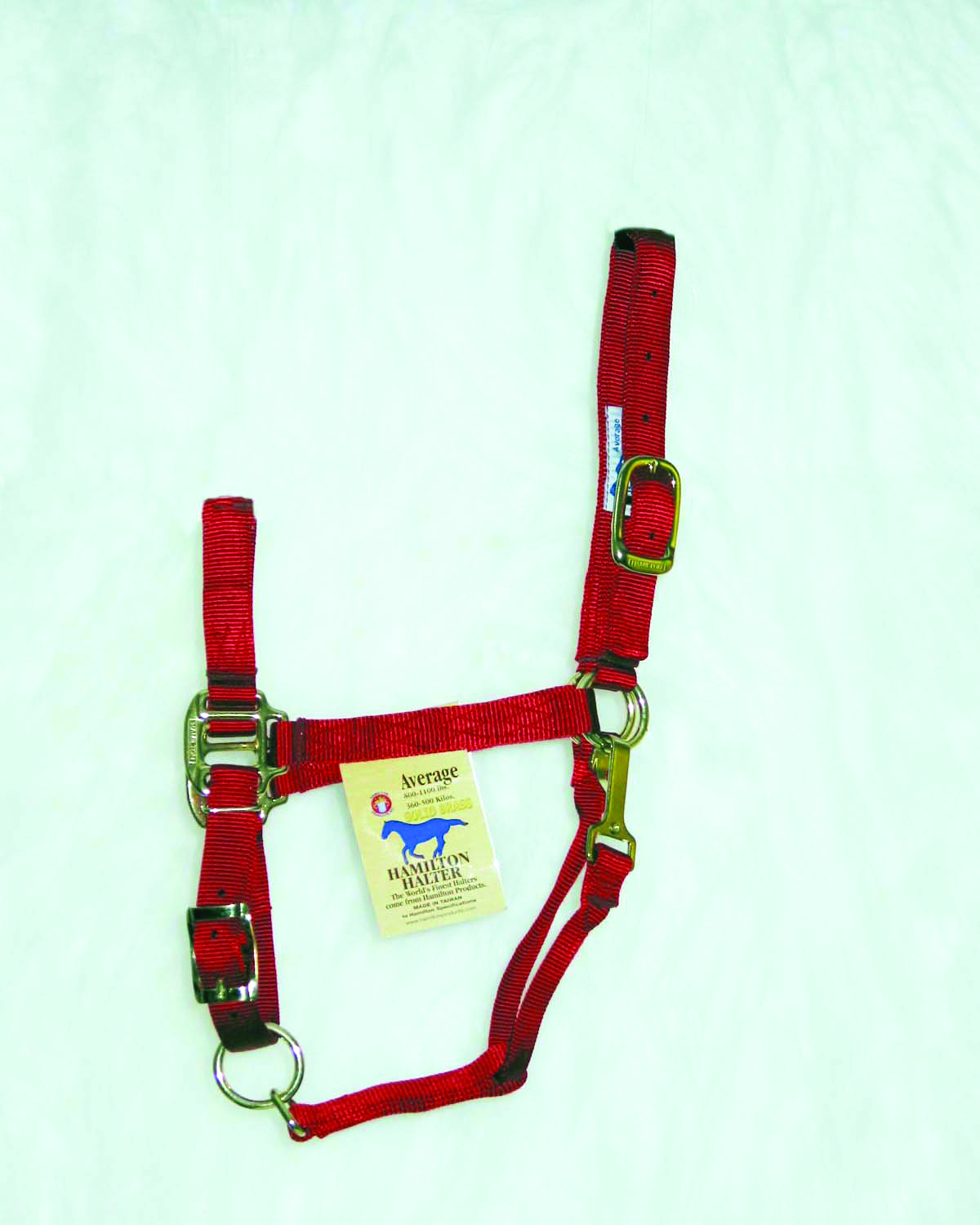 Quality Halter W/snap - Red