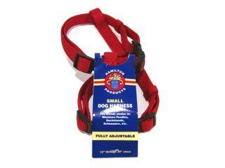 Adjustable Dog Harness - Red - Small