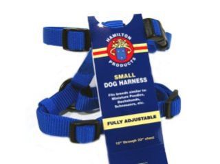 Adjustable Dog Harness - Blue - Small