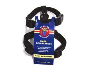 Adjustable Dog Harness - Black - Small