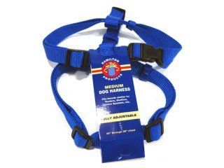 Adjustable Dog Harness - Blue - Medium