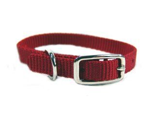 3/8" Nylon Dog Collar - Red 10