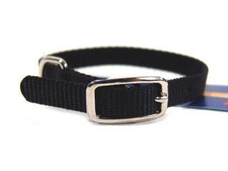3/8" Nylon Dog Collar - Black 10