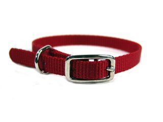 3/8" Nylon Dog Collar - Red 12