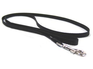 Single Thick Nylon Leash - Black