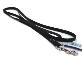 Single Thick Nylon Leash - Black