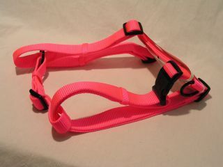 Adjustable Dog Harness - Hot Pink - Extra Small