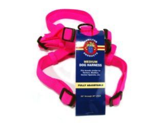 Adjustable Dog Harness - Hot Pink - Medium