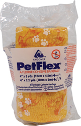 PETFLEX FLEXIBLE COHESIVE BANDAGE FARM PRINT