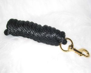 Rope Lead W/bolt 10ft - Black