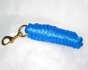 Rope Lead W/bolt 10ft - Blue