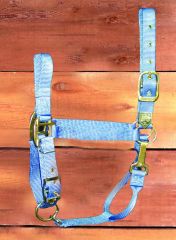 1" Adjustable Halter W/snap - Berry - Small