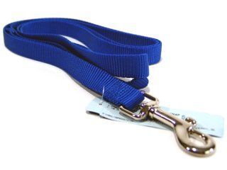 Single Thick Nylon Leash With Snap - Blue