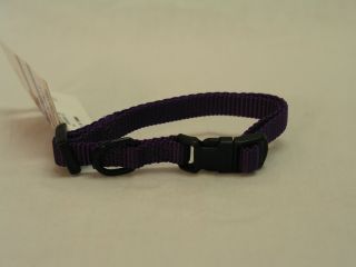 3/8" Fits All Adjustable Nylon Collar - Hot Purple  7-12