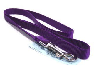 Single Thick Nylon Leash With Snap - Hot Purple