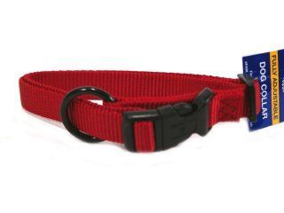 3/4" Fits All Adjustable Nylon Collar - Red 16-22