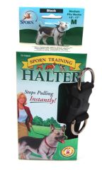 Sporn Stop Pull Harness - Black - Medium