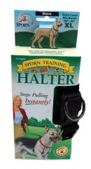 Sporn Stop Pull Harness - Black - Extra Large