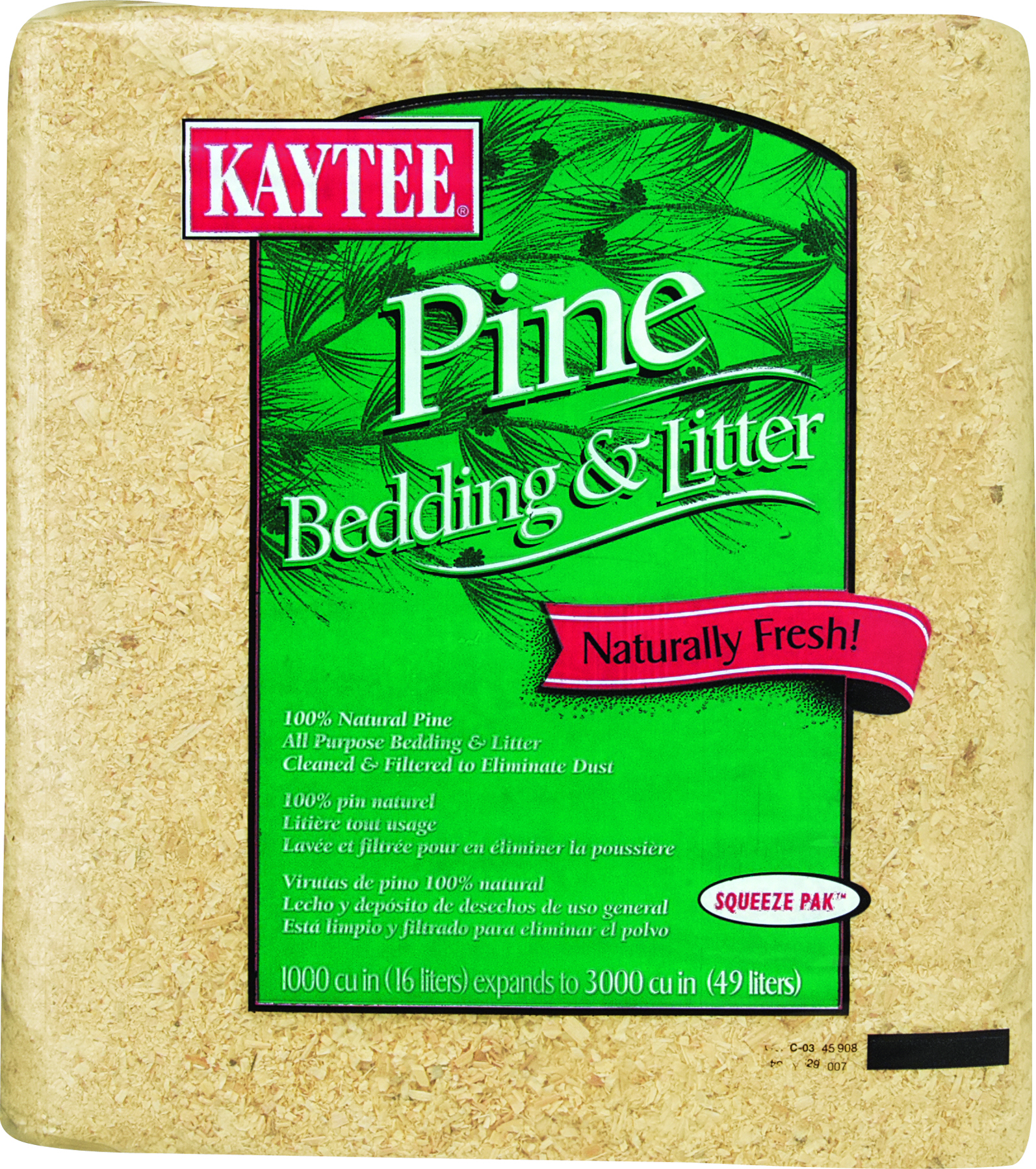Kaytee Pine Bedding 3000 Cubic Inches