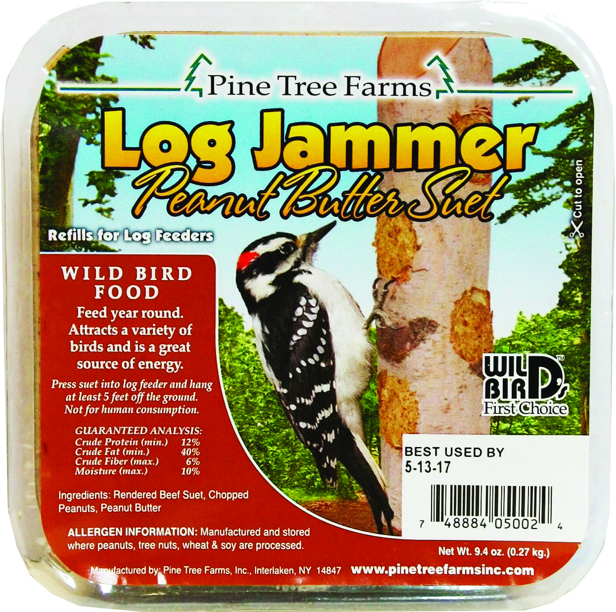 Log Jammer Peanut Suet