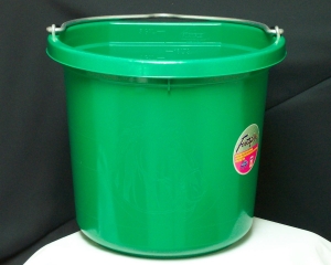 Flat Back Bucket 24qt - Green