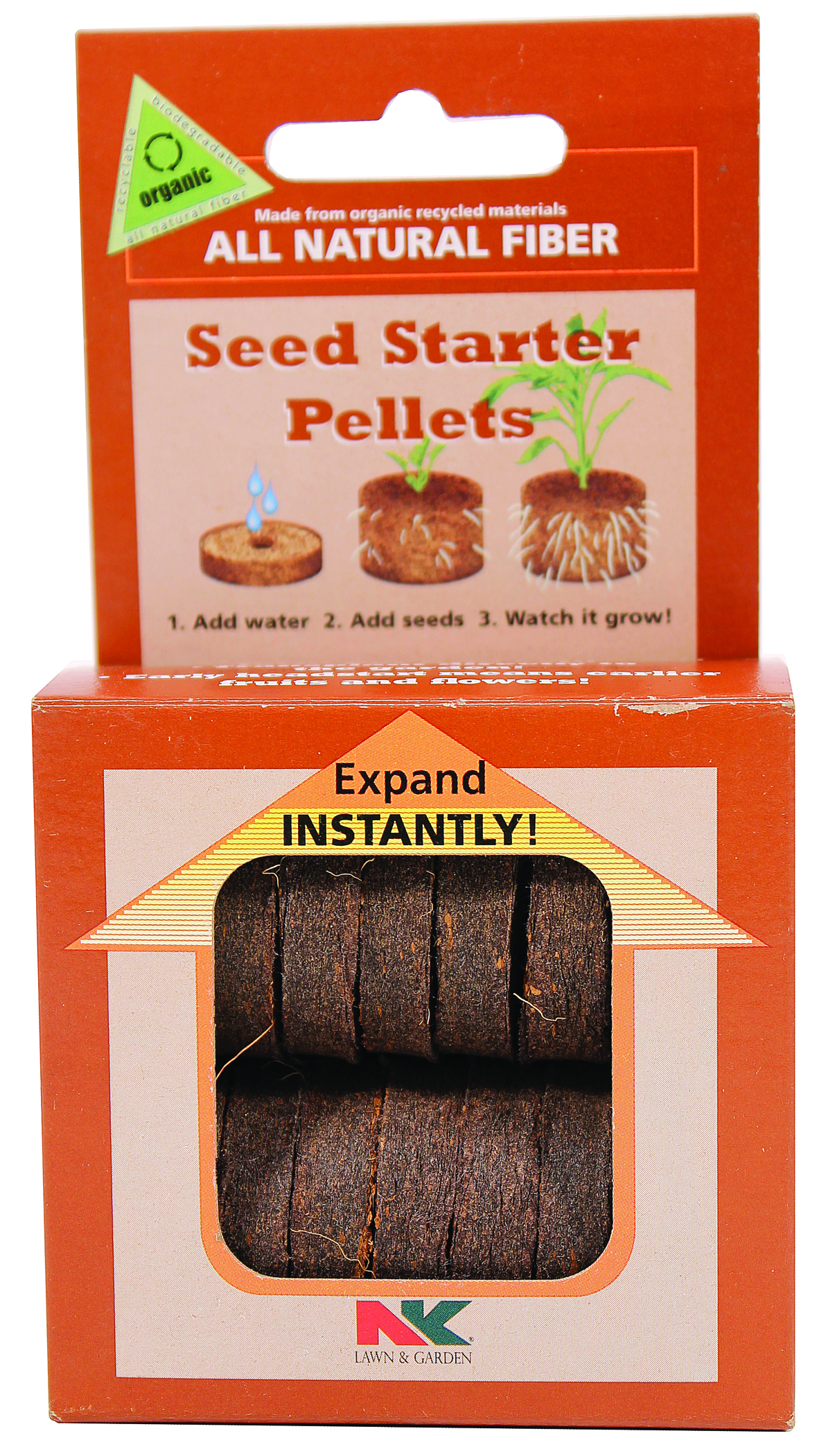 ALL NATURAL FIBER SEED STARTER PELLETS