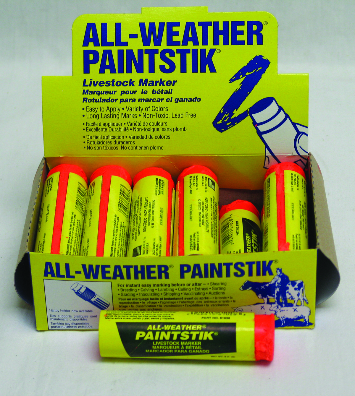 ALL-WEATHER PAINTSTIK LIVESTOCK MARKER