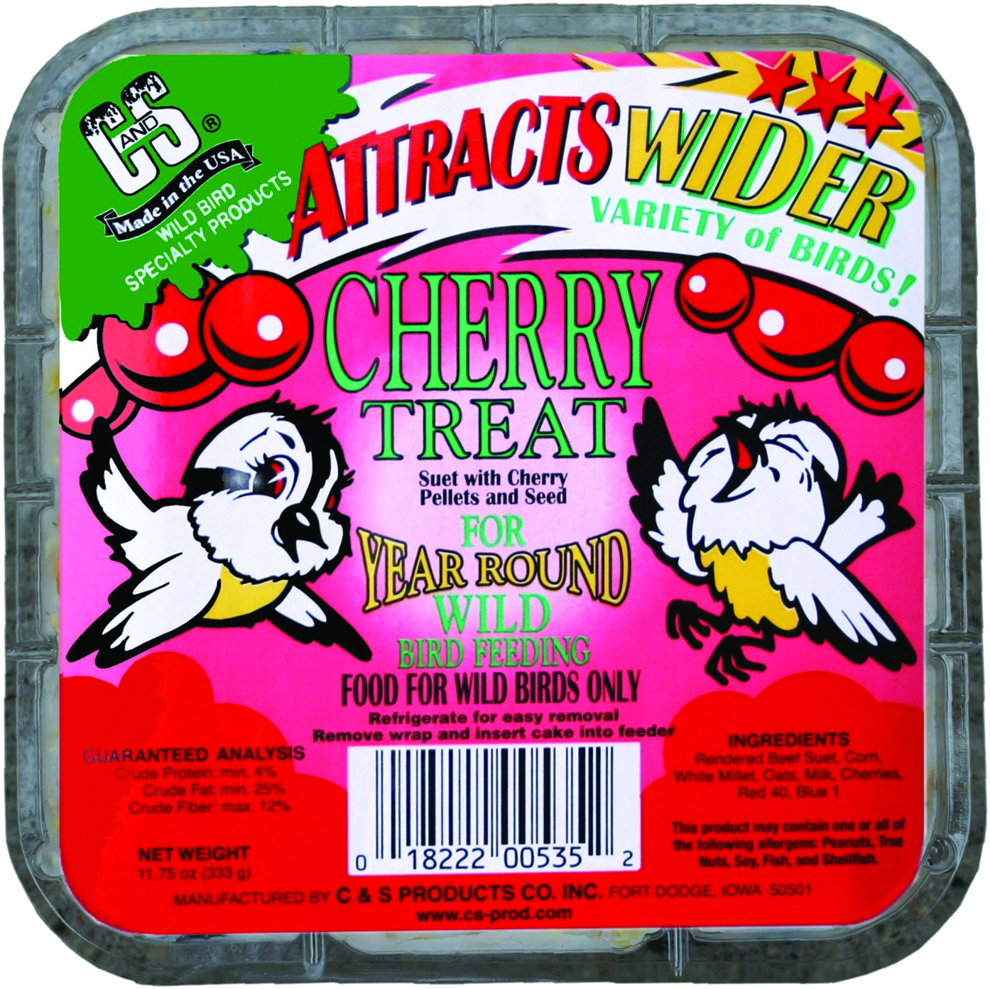 Cherry Treat Suet