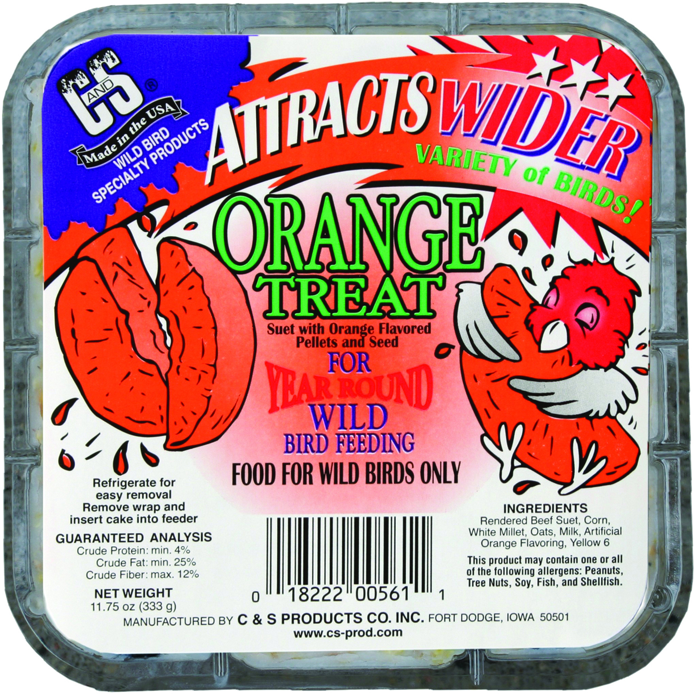 Orange Treat Suet