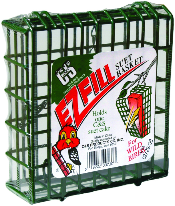 EZ Fill Green Suet Basket