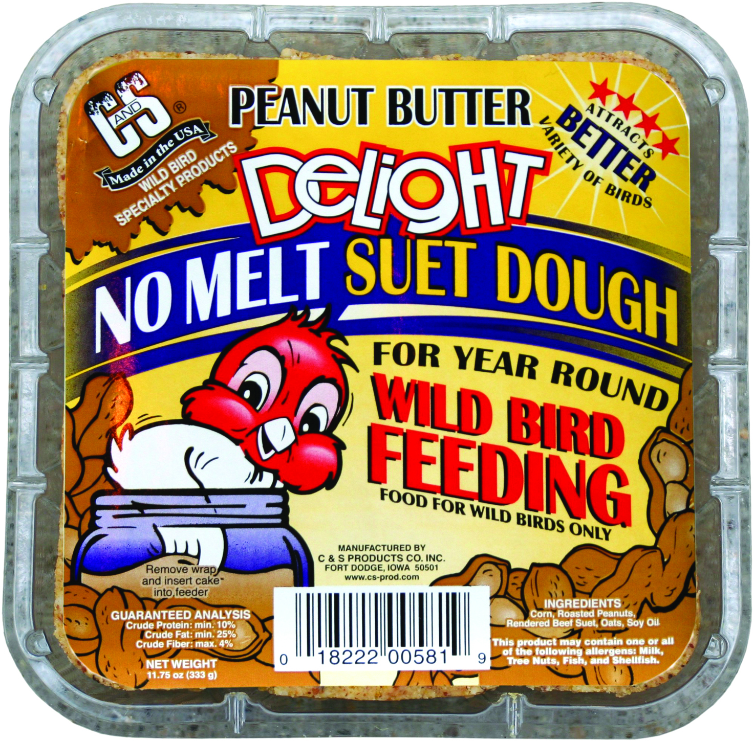 Peanut Butter Delight Suet