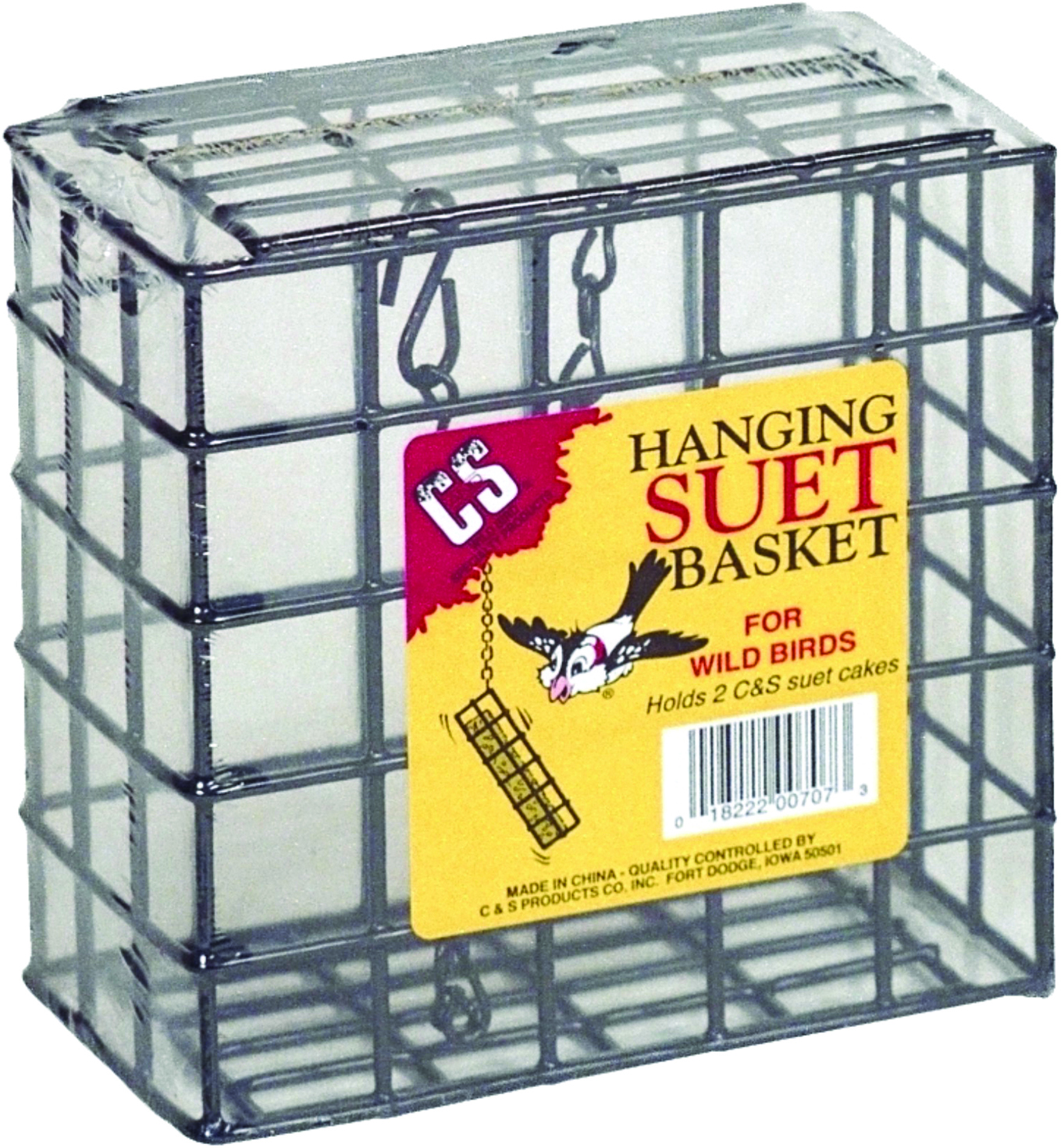 Double Suet Basket - Black