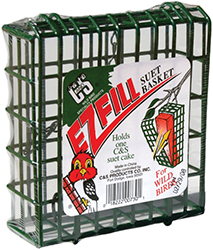EZ Fill Green Suet Basket