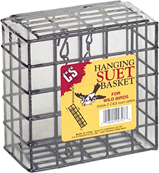 Double Suet Basket - Black