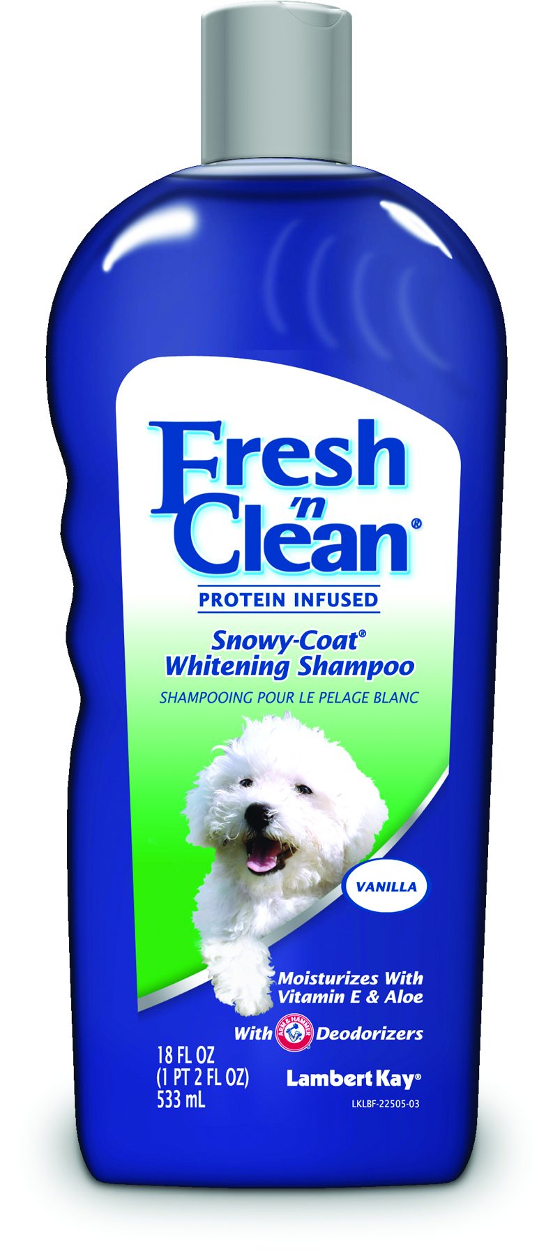 Fresh-N-Clean Snowy-Coat Shampoo - 18oz.