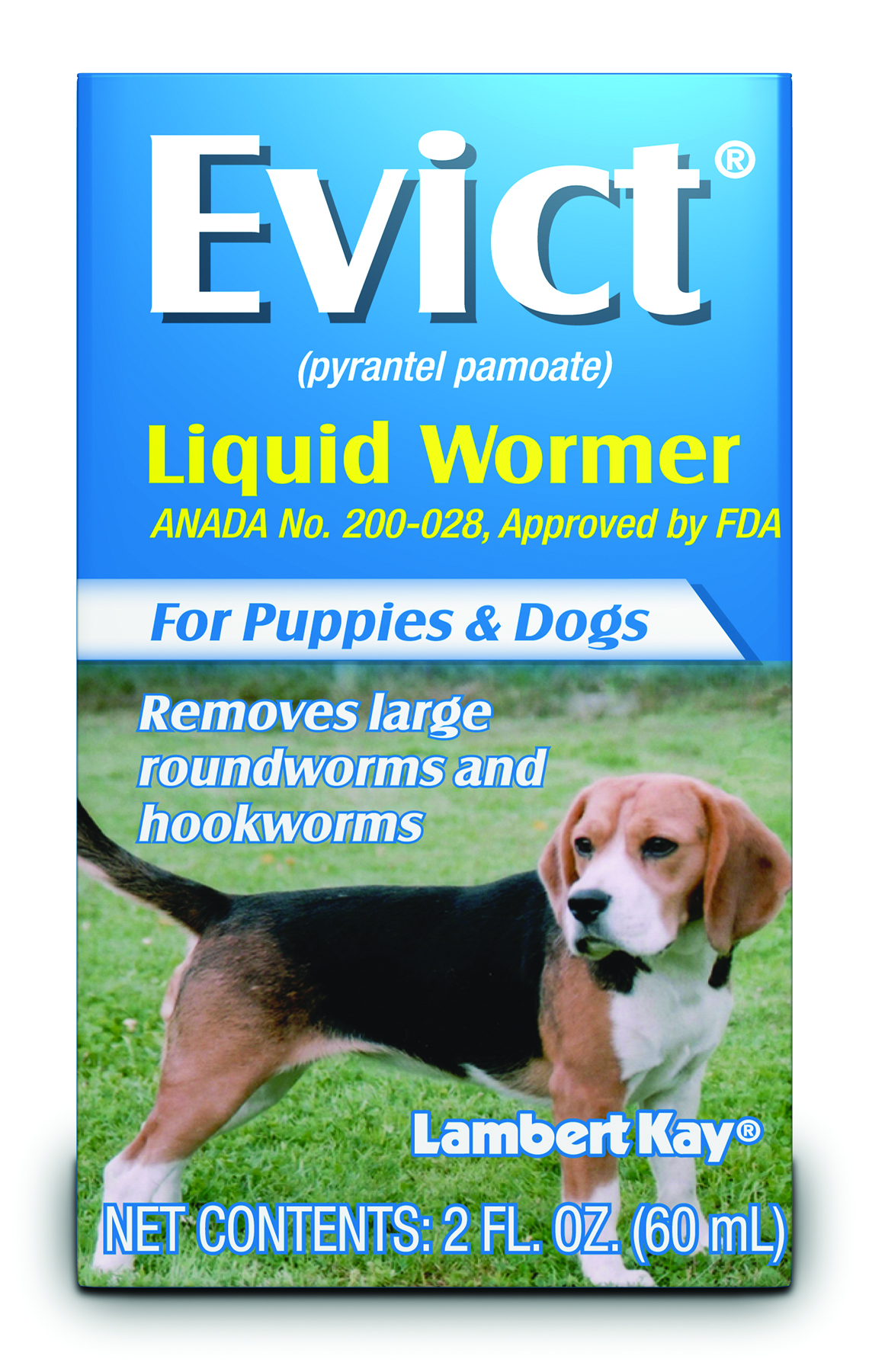 Evict Liquid Wormer For Dogs & Puppies - 2oz.