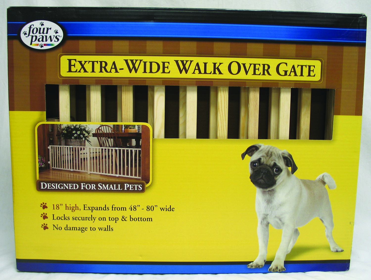 EX-WIDE WALK-OVER WOOD GATE