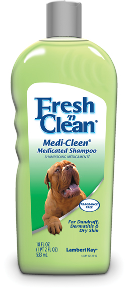 Fresh-N-Clean Medi-Clean Shampoo For Dogs - 18oz.