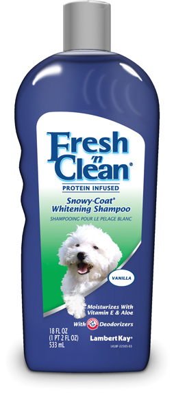 Fresh-N-Clean Snowy-Coat Shampoo - 18oz.