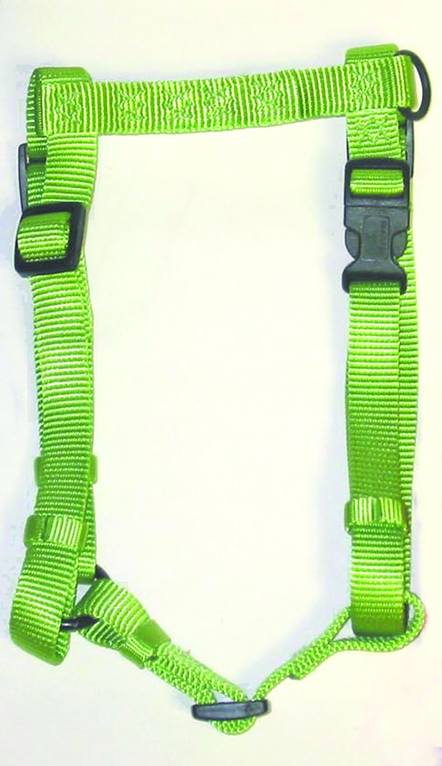Adjustable Dog Harness - Lime - Medium