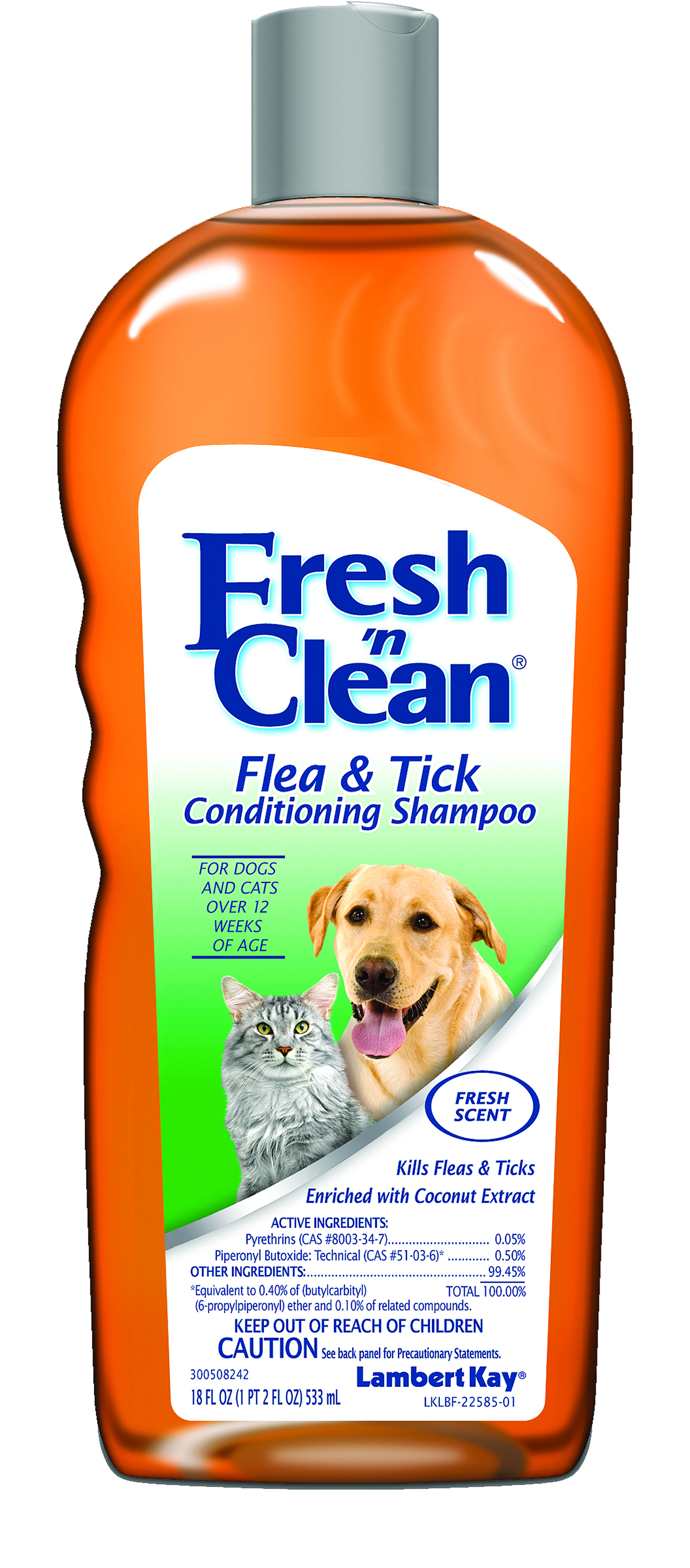 LK FRESH  N CLEAN FLEA & TICK SHAMPOO- NEW FORMULA