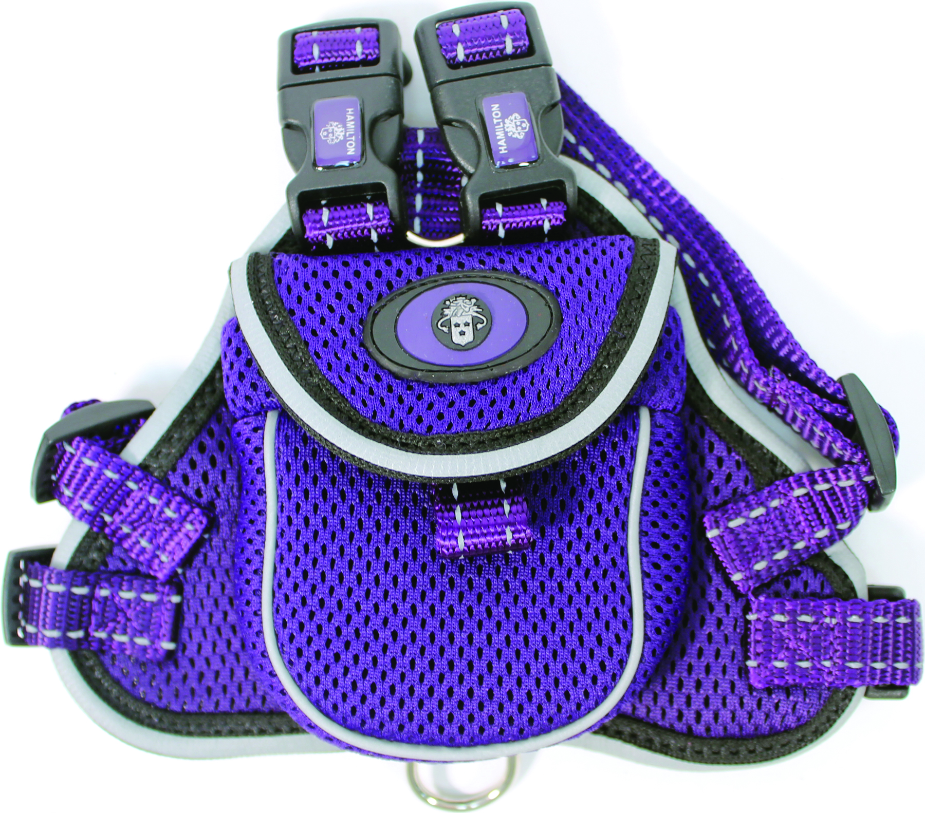 SOFT MESH DOG HARNESS WITH BACKPACK