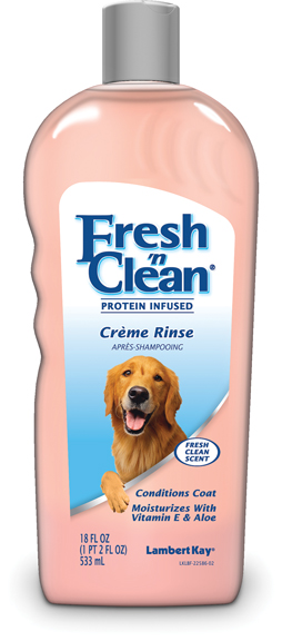 Dog rinses & conditioners: fresh creme rinse - 18 oz