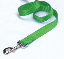 4' Nylon Leash W/Snap - Lime