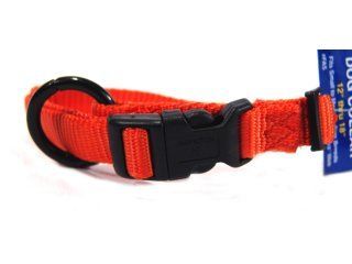 12-18" Nylon Adjustable Dogs Collar - Mango