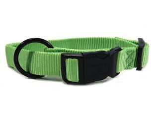 18-26" Nylon Adjustable Dogs Collar - Lime